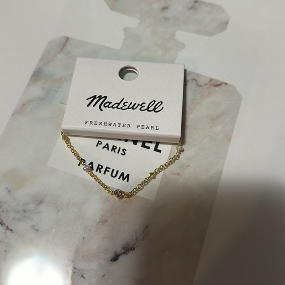 Madewell Freshwater Pearl Mixed Bead Station Bracelet - Picture 3 of 3